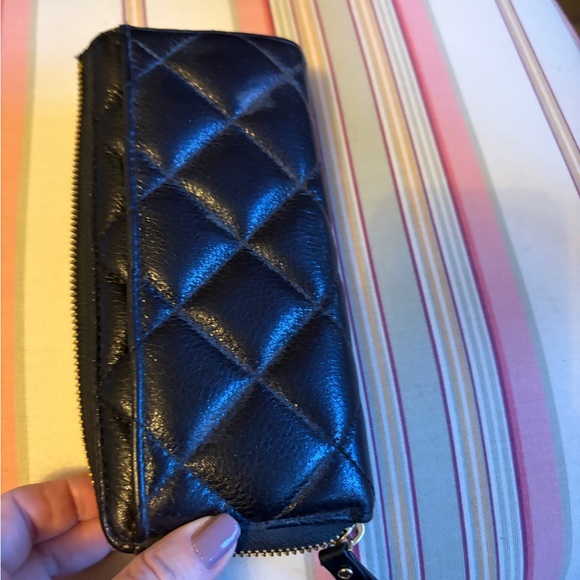 Perfect Tote! Kate Spade MaryAnne Black Quilted Tote and Wallet. EUC - Picture 13 of 15
